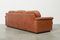 Cognac Leder Arizona Sofa & Sessel Vavassori zugeschrieben, Monza, Italien, 1970er, 3er Set 6