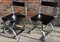 Roman Curule Side Chairs in Chrome-Plated Tubular Steel and Leather by Sir Ambrose Heal for Heal's, 1930s, Set of 2, Image 2