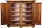 Antique Baroque Cabinet in Walnut, 1730, Image 4