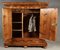 Antique Zurich Wave Cabinet Walnut Crossing 18 Century. Similar to Frankfurt Wave Cabinet, 1720 38