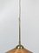 Lampada a sospensione Pencil in vimini, bambù e ottone di Gabriella Crespi, anni '70, Immagine 15