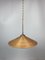 Lámpara colgante de caña dividida, ratán, bambú y latón de Gabriella Crespi, años 70, Imagen 16