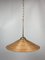 Pencil Split Reed, Rattan, Bamboo & Brass Pendant Lamp by Gabriella Crespi, 1970s, Image 14