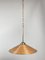 Lámpara colgante de caña partida en forma de lápiz, ratán, bambú y latón, años 70, Imagen 9