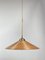 Pencil Split Reed, Rattan, Bamboo and Brass Pendant Lamp, 1970s, Image 10