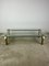 Vintage Italian Coffee Table in Brass and Iron, 1980s 10