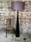 Vintage Floor Lamp in Black Ceramic, 1990s, Image 2