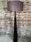 Vintage Floor Lamp in Black Ceramic, 1990s, Image 1