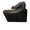 Maralunga Armlehnstuhl aus schwarzem Leder von Vico Magistretti für Cassina 4