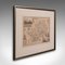 Antique Framed Lithographic Map of Hertfordshire, England, Image 2