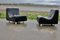 Space Age Black Leatherette Lounge Chairs, 1970s, Set of 2, Image 16