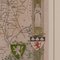 Antica mappa litografica incorniciata del Bedfordshire, Inghilterra, Immagine 9