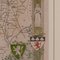 Antique Framed Lithographic Map of Bedfordshire, England, Image 9