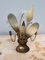 Regency Wandlampe mit Blumenmuster, 1970er 7