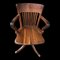 Amerikanischer Brauner Vintage Stuhl 1