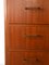 Mahogany Chest of 4 Drawers, 1950s, Image 6
