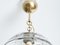 Murano Glass and Bronze Ceiling Light from Barovier & Toso, 1940s 3