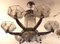 Lámpara de araña francesa de seis brazos de Petitot para Atelier Petitot, años 30, Imagen 1