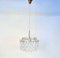 Hanging Lamp with Suspended Acrylic Glass Discs and Brass Ring Frames, Germany, 1960s 3