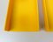 Pop Art Wall Lights in Yellow from Uwe Mersch Design, 1970s, Set of 4, Image 31