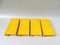 Pop Art Wall Lights in Yellow from Uwe Mersch Design, 1970s, Set of 4 2