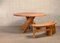 Model T21D Dining Table in Oak by Pierre Chapo, France 6