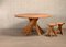 Model T21D Dining Table in Oak by Pierre Chapo, France 11