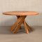 Model T21D Dining Table in Oak by Pierre Chapo, France 2