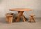 Model T21D Dining Table in Oak by Pierre Chapo, France, Image 5