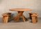 Model T21D Dining Table in Oak by Pierre Chapo, France 4