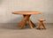 Model T21D Dining Table in Oak by Pierre Chapo, France, Image 3