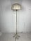 Mid-Century Faux Bamboo Brass Floor Lamp with Mushroom Shade from Maison Baguès, France, 1950s 4