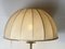 Mid-Century Stehlampe aus Messing in Bambus-Optik mit Pilzschirm von Maison Baguès, Frankreich, 1950er 18