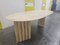 Vintage Italian Oval Marble Dining Table, 1970s, Image 4