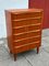 Mid-Century Danish Teak Dresser with 6 Drawers and Key, 1960s 2