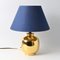 Italian Gilt Ceramic Table Lamp by Ugo Zaccagnini, 1970s 6