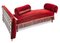 Vintage Red Alsatian Sofa 8