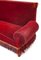 Rotes Vintage Elsässer Sofa 4