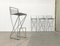 Postmodern German Kreuzschwinger Bar Stools by Till Behrens for Schlubach, 1980s, Set of 4, Image 14