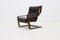 Skandinavischer Sessel aus Bugholz & Leder, 1960er 1