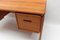 Danish Teak Desk by Dyrlund, 1960s 10