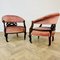 Antique English Edwardian Low Open Armchairs, 1900s, Set of 2 3