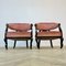 Antique English Edwardian Low Open Armchairs, 1900s, Set of 2 9