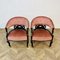 Antique English Edwardian Low Open Armchairs, 1900s, Set of 2, Image 6