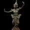 Statua di un ballerino siamese Statuetta in bronzo tailandese, vittoriano, metà XIX secolo, Immagine 8