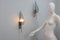 Cristal Art Wandlampen aus Petalglas, 1960er, 2er Set 5