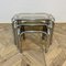 Vintage Smoked Glass and Chrome Nesting Tables, 1970s, Set of 3 11