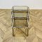 Vintage Smoked Glass and Chrome Nesting Tables, 1970s, Set of 3 10