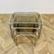Vintage Smoked Glass and Chrome Nesting Tables, 1970s, Set of 3 8