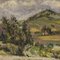 Italian Artist, Impressionist Landscape, 1960, Oil on Canvas, Framed 15